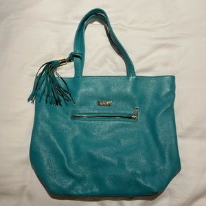 Onna Ehrlich Blue/Teal Bag with Tassel